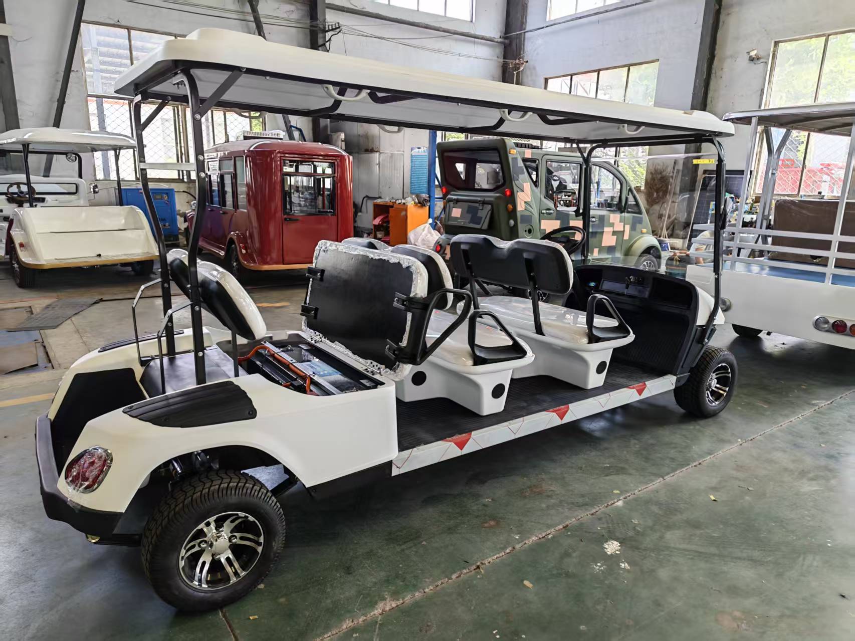 8-Seat Electric Golf Sightseeing Cart (Stretched)