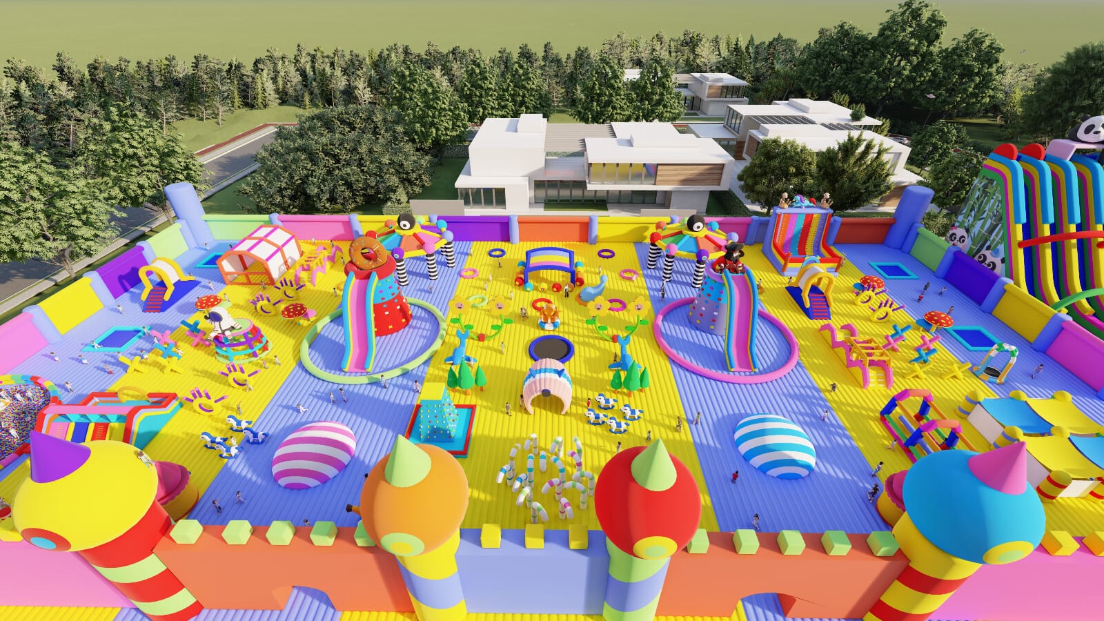Mega Inflatable Playground with Ball Pit photo 2