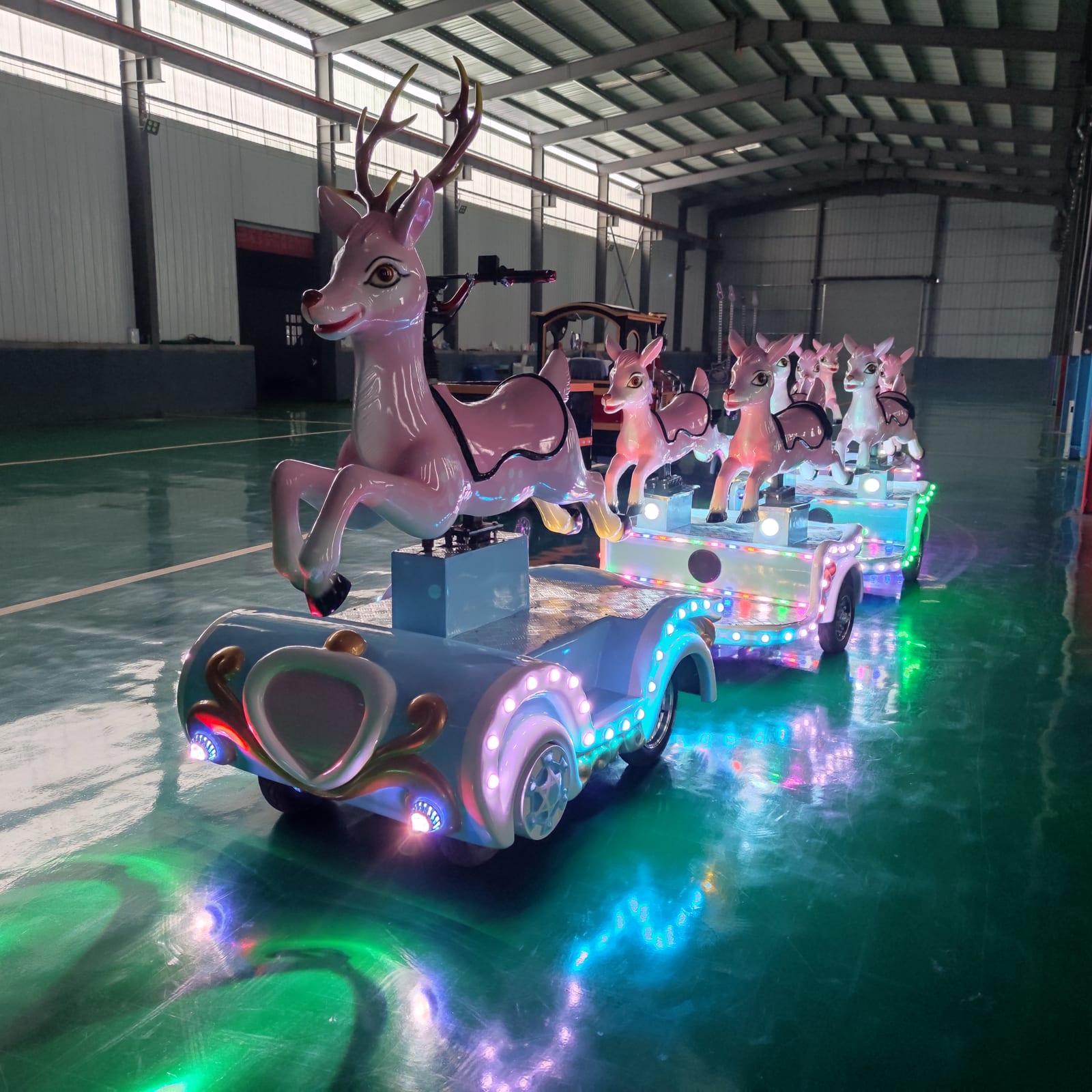 Pink Deer Kiddie Train